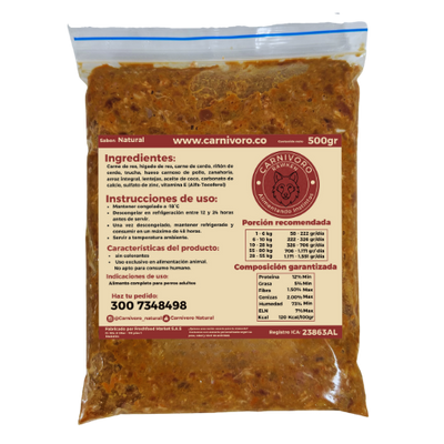 Carnivoro Natural 500g